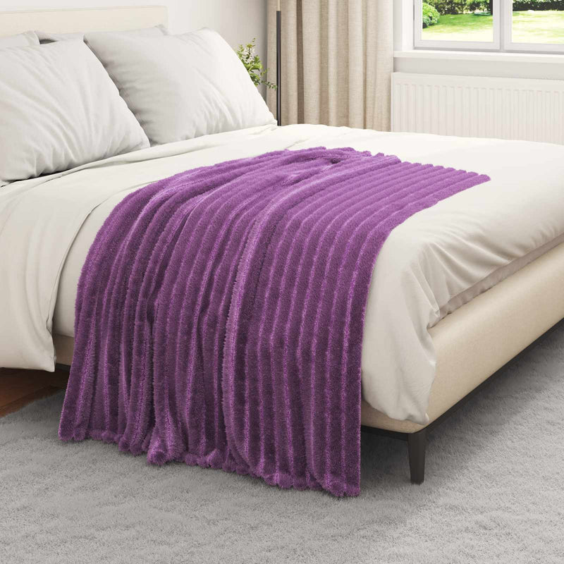 Afbeelding laden in galerijviewer, Vidaxl kleden 6 pcs paars 150 x 130 cm fleece