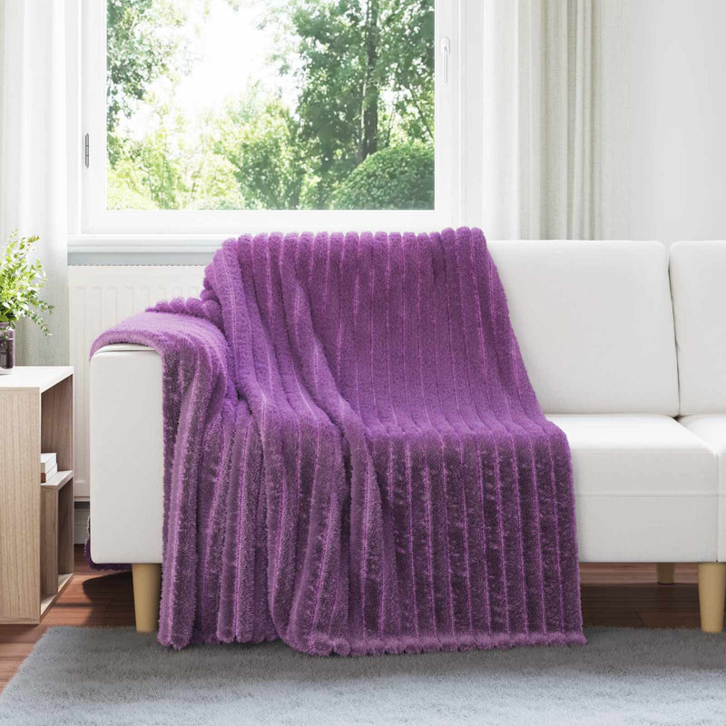 ギャラリービューアに画像をロードする, Vidaxl kleden 6 pcs paars 200 x 150 cm fleece