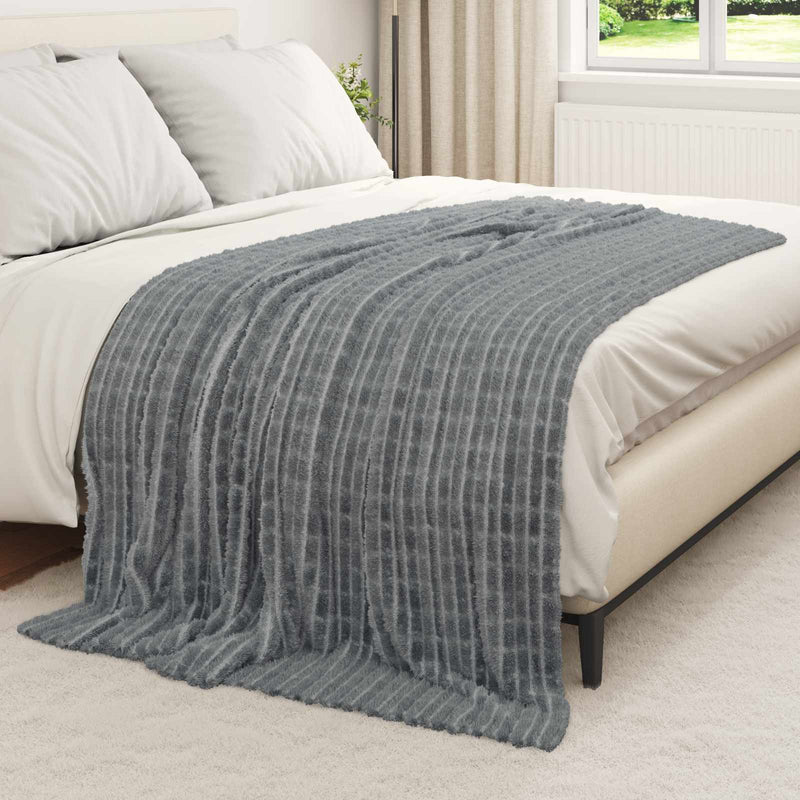 Chargez l'image dans la visionneuse de la galerie, Vidaxl kleden 6 pcs donkergrijs 200 x 150 cm fleece