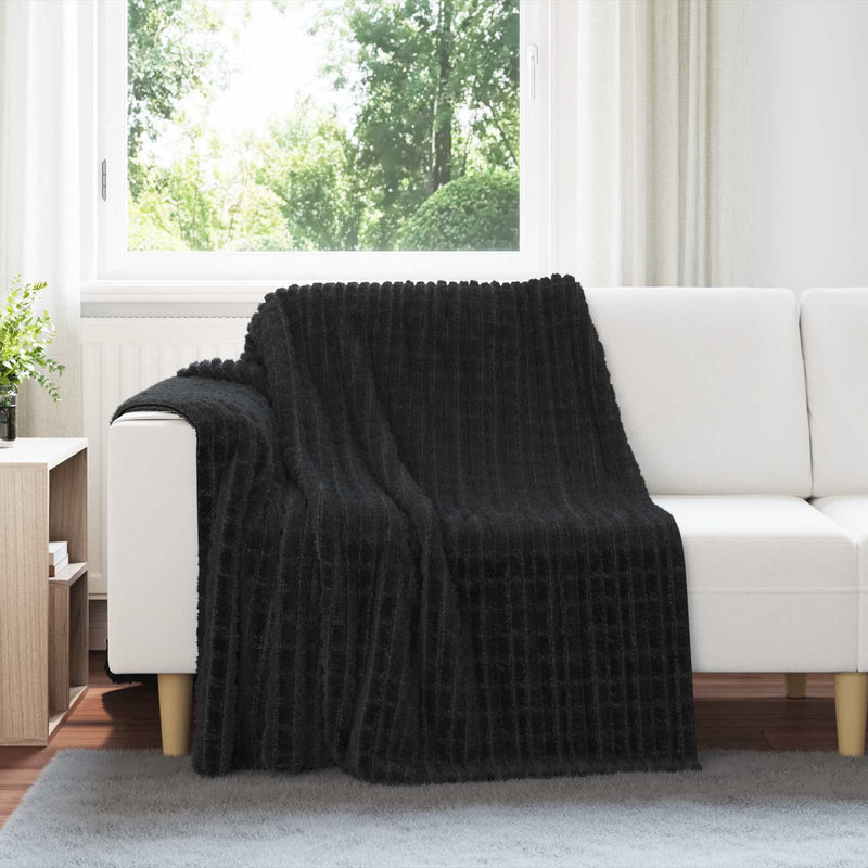 Chargez l'image dans la visionneuse de la galerie, Vidaxl kleden 6 pcs zwart 200 x 150 cm fleece