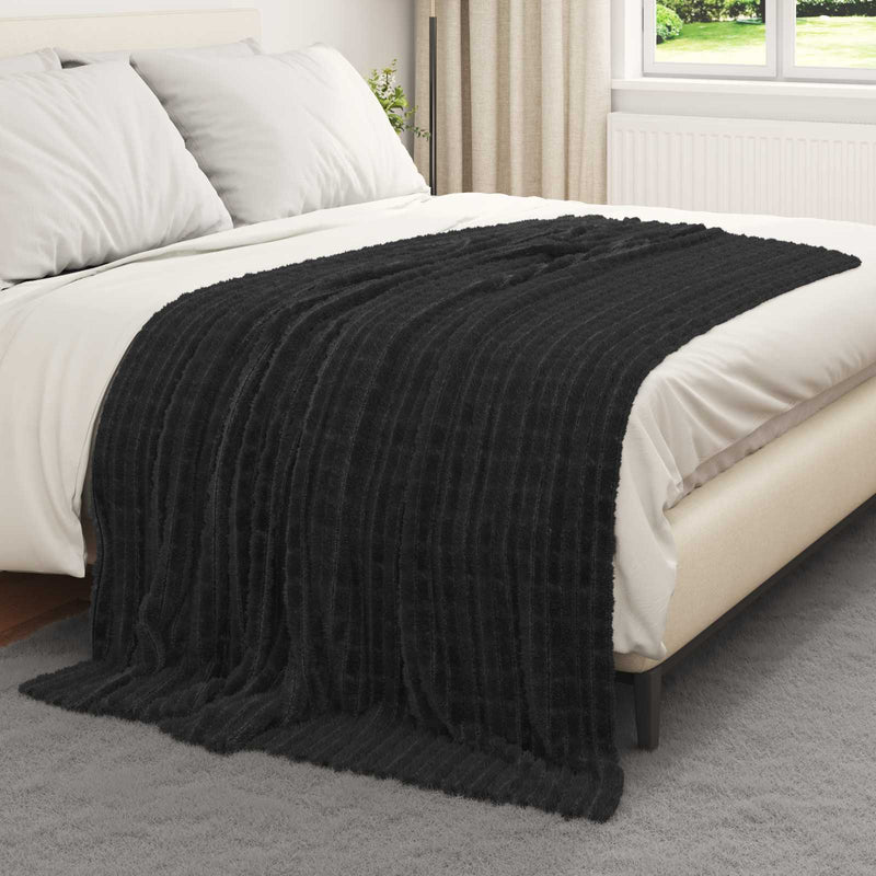 Chargez l'image dans la visionneuse de la galerie, Vidaxl kleden 6 pcs zwart 200 x 150 cm fleece
