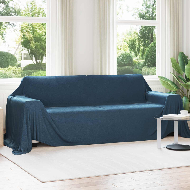 Chargez l'image dans la visionneuse de la galerie, Vidaxl gooi deken marineblauw 350 x 270 cm fleece
