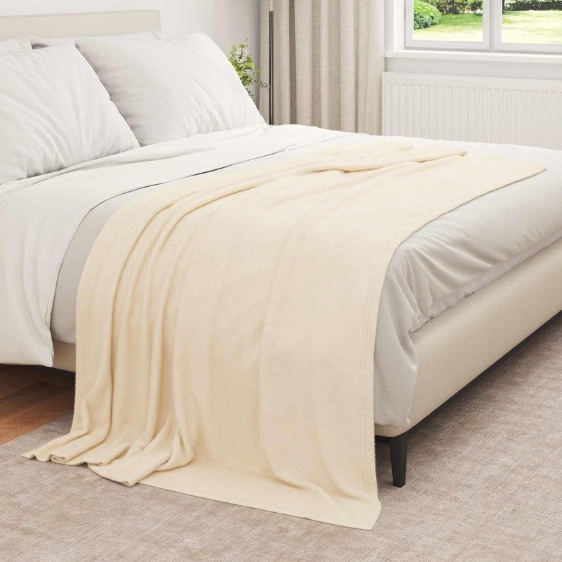 Chargez l'image dans la visionneuse de la galerie, Vidaxl kleden 6 pcs crème 210 x 140 cm fleece