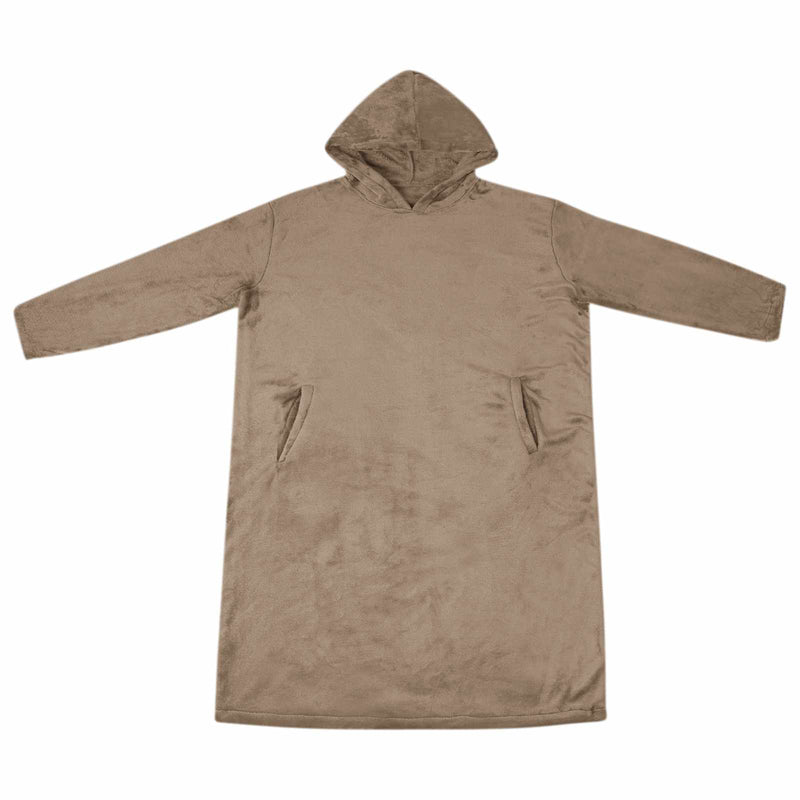 ギャラリービューアに画像をロードする, Vidaxl deken hoodie kameel s flanel
