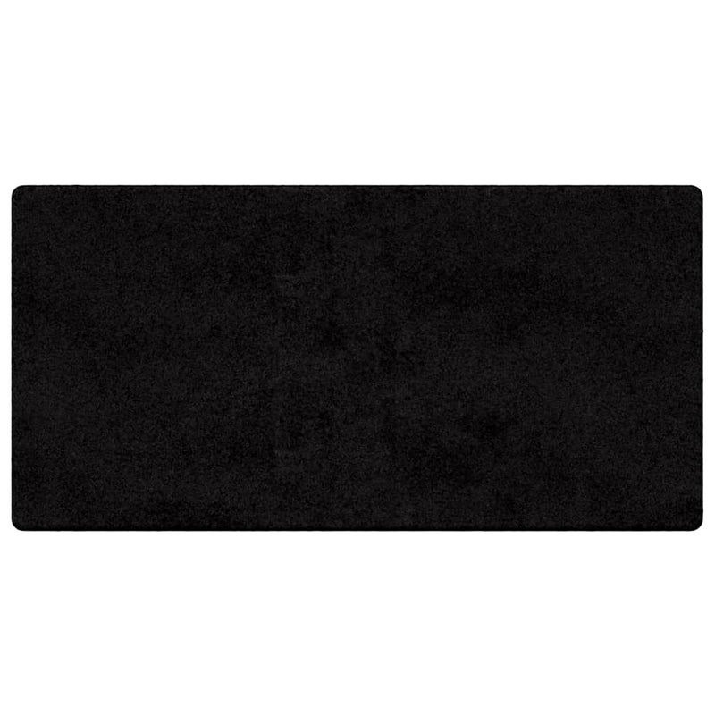 Chargez l'image dans la visionneuse de la galerie, Vidaxl tapijt loper zwart 100 x 200 cm 100% polypropylene tuft