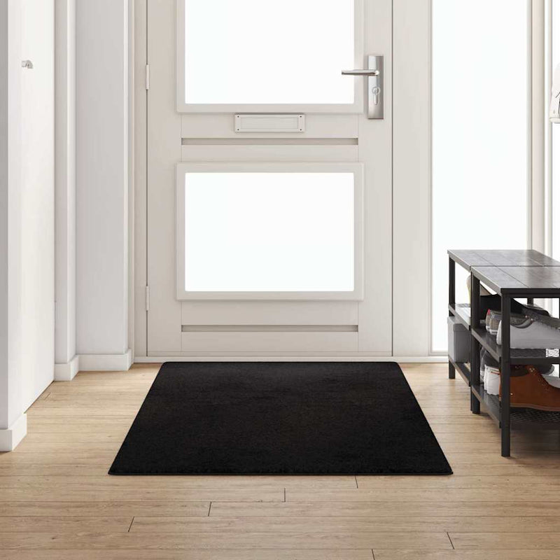 Chargez l'image dans la visionneuse de la galerie, Vidaxl tapijt loper zwart 100 x 250 cm 100% polypropylene tuft
