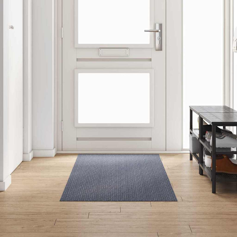 Afbeelding laden in galerijviewer, Vidaxl tapijt loper lichtgrijs 80 x 250 cm stof