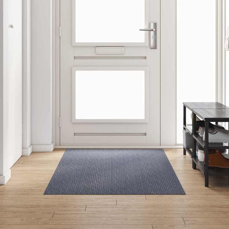 Afbeelding laden in galerijviewer, Vidaxl tapijt loper lichtgrijs 100 x 250 cm stof