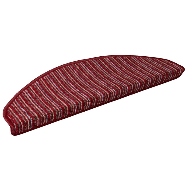 Afbeelding laden in galerijviewer, Vidaxl zelfklevende trapmatten 15 pcs rood 65 x 21 x 4 cm