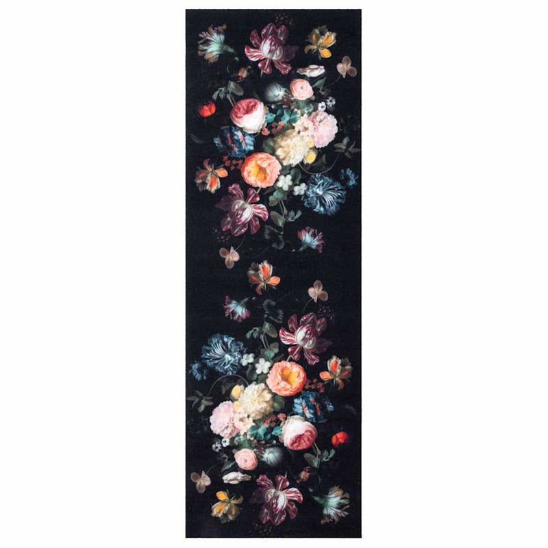 Chargez l'image dans la visionneuse de la galerie, Vidaxl keuken vloerkleed zwart 180 x 60 cm fluweel