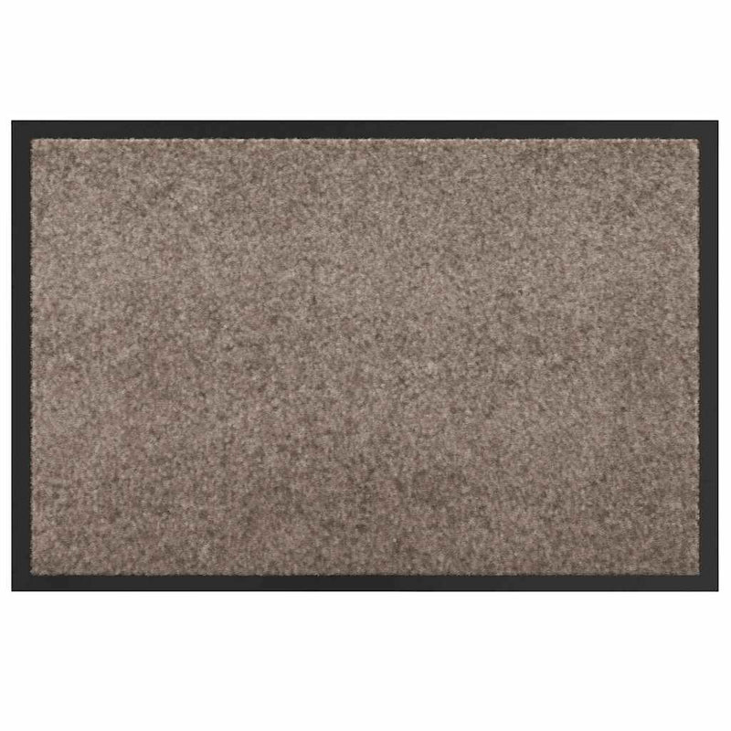 ギャラリービューアに画像をロードする, Vidaxl deurmat beige 60 x 40 x 1.2 cm teddy stof