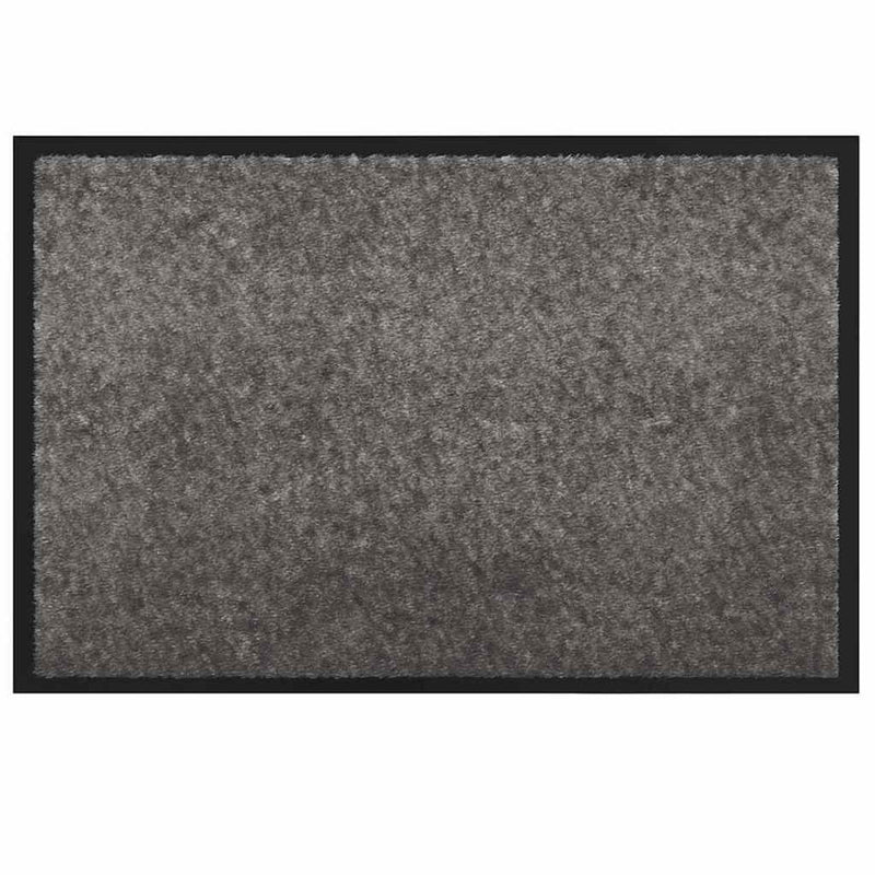 Afbeelding laden in galerijviewer, Vidaxl deurmat lichtgrijs 60 x 40 x 1.2 cm teddy stof