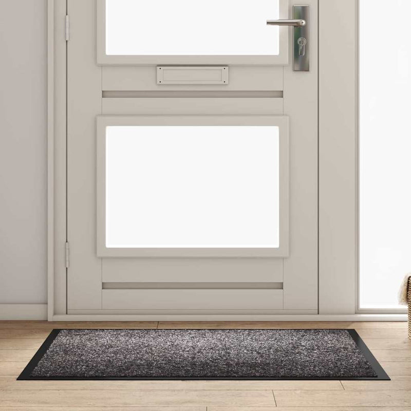Afbeelding laden in galerijviewer, Vidaxl deurmat lichtgrijs 60 x 40 x 1.2 cm teddy stof