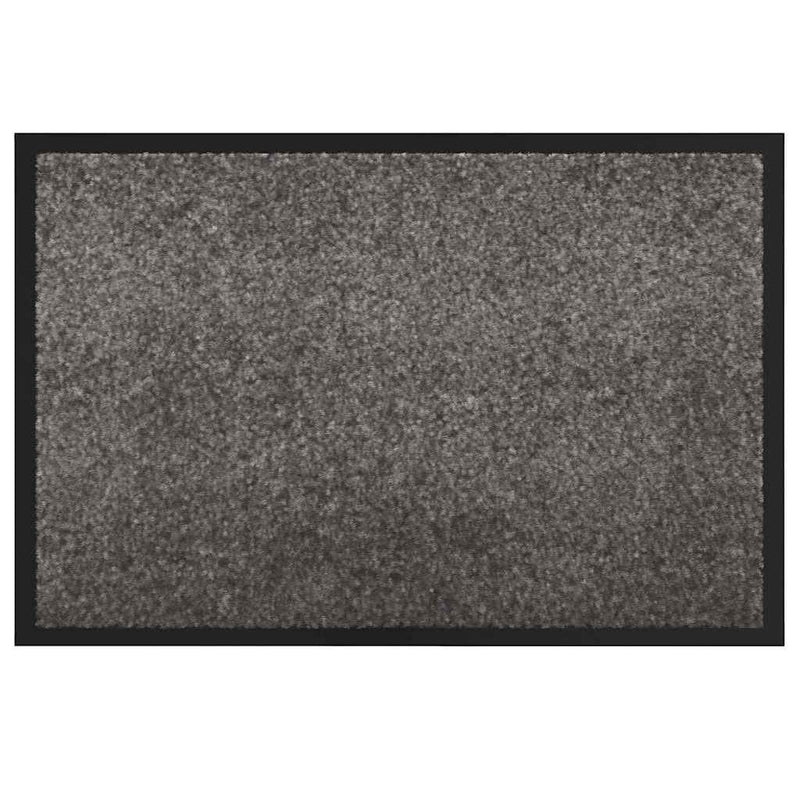 Afbeelding laden in galerijviewer, Vidaxl deurmat lichtgrijs 60 x 40 x 1.2 cm teddy stof