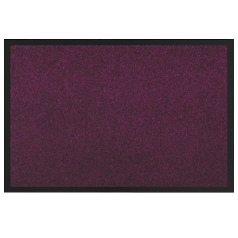 Afbeelding laden in galerijviewer, Vidaxl deurmat bordeauxrood 60 x 40 x 1.2 cm teddy stof