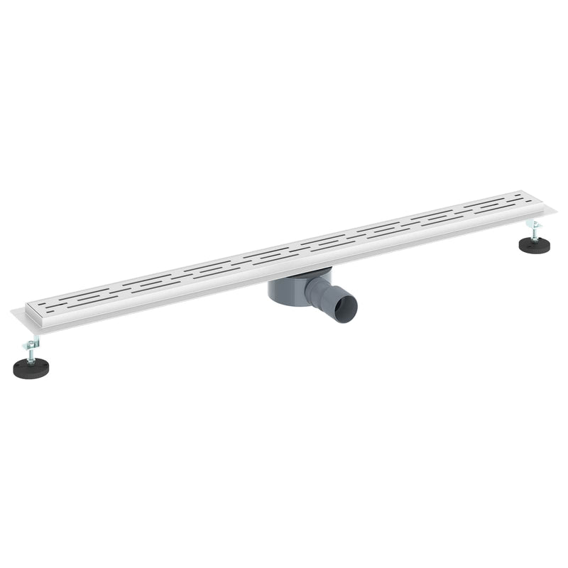 Afbeelding laden in galerijviewer, Vidaxl doucheafvoer glasdeksel met 360° sifon zilver 100 cm