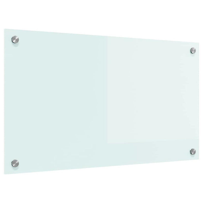 Chargez l'image dans la visionneuse de la galerie, Vidaxl keuken achterwand wit 70 x 40 cm gehard glas