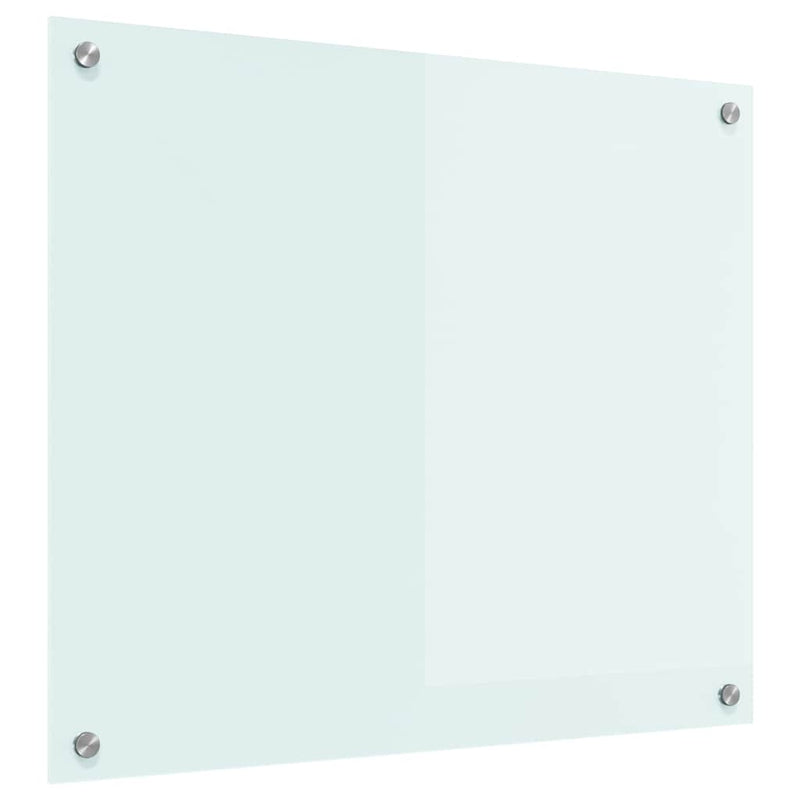 Chargez l'image dans la visionneuse de la galerie, Vidaxl keuken achterwand wit 70 x 60 cm gehard glas