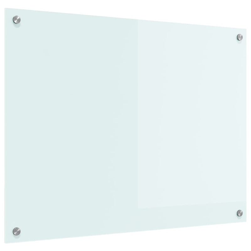 ギャラリービューアに画像をロードする, Vidaxl keuken achterwand wit 80 x 60 cm gehard glas