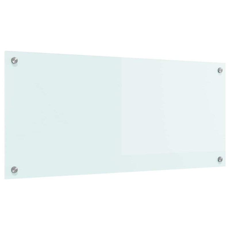 ギャラリービューアに画像をロードする, Vidaxl keuken achterwand wit 90 x 40 cm gehard glas