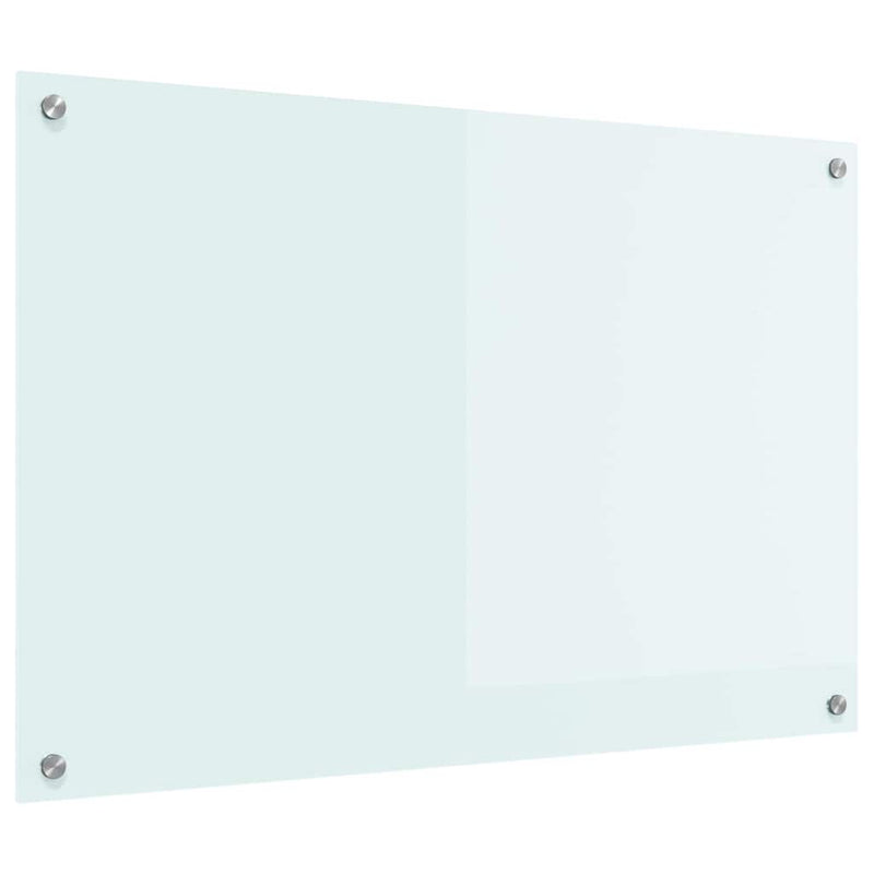 ギャラリービューアに画像をロードする, Vidaxl keuken achterwand wit 90 x 60 cm gehard glas