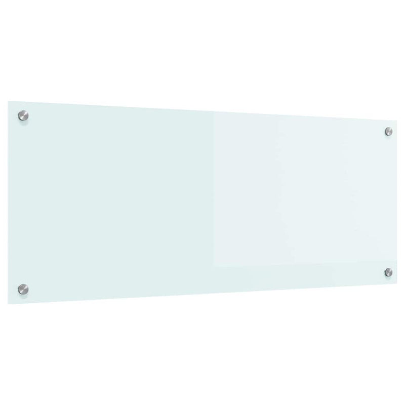 Afbeelding laden in galerijviewer, Vidaxl keuken achterwand wit 100 x 40 cm gehard glas