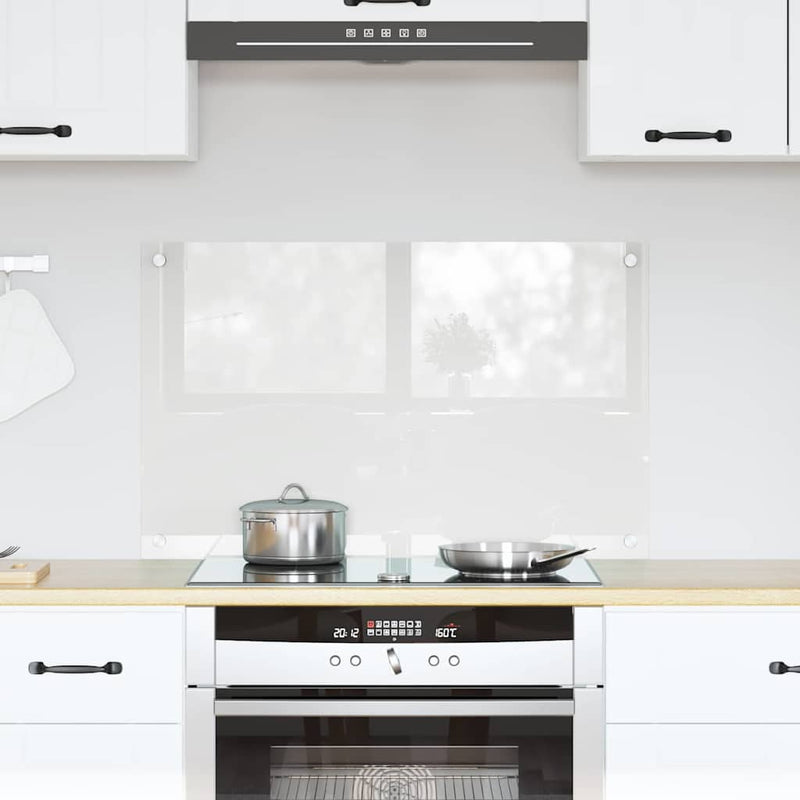ギャラリービューアに画像をロードする, Vidaxl keuken achterwand doorzichtig 80 x 50 cm gehard glas