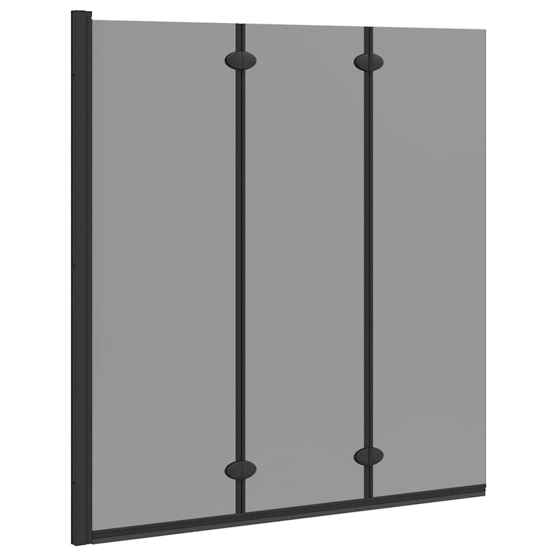 Chargez l'image dans la visionneuse de la galerie, Vidaxl douche omhulsel zwart 130 x 138 cm esg-glas en aluminium