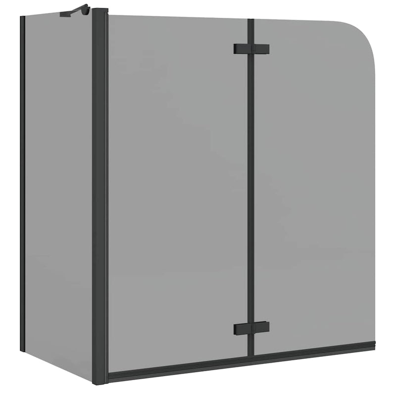 ギャラリービューアに画像をロードする, Vidaxl douche omhulsel zwart 120 x 68 x 130 cm esg-glas en aluminium