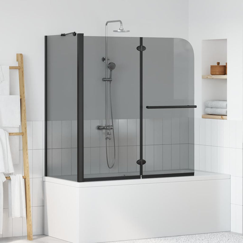 ギャラリービューアに画像をロードする, Vidaxl bi-vouw douche omheining donker transparant 120 x 67 x 129 cm