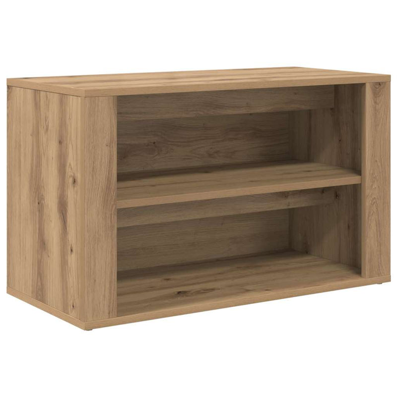 ギャラリービューアに画像をロードする, Vidaxl schoenenrek met plank artisanaal eikenkleurig 75 x 35 x 45 cm