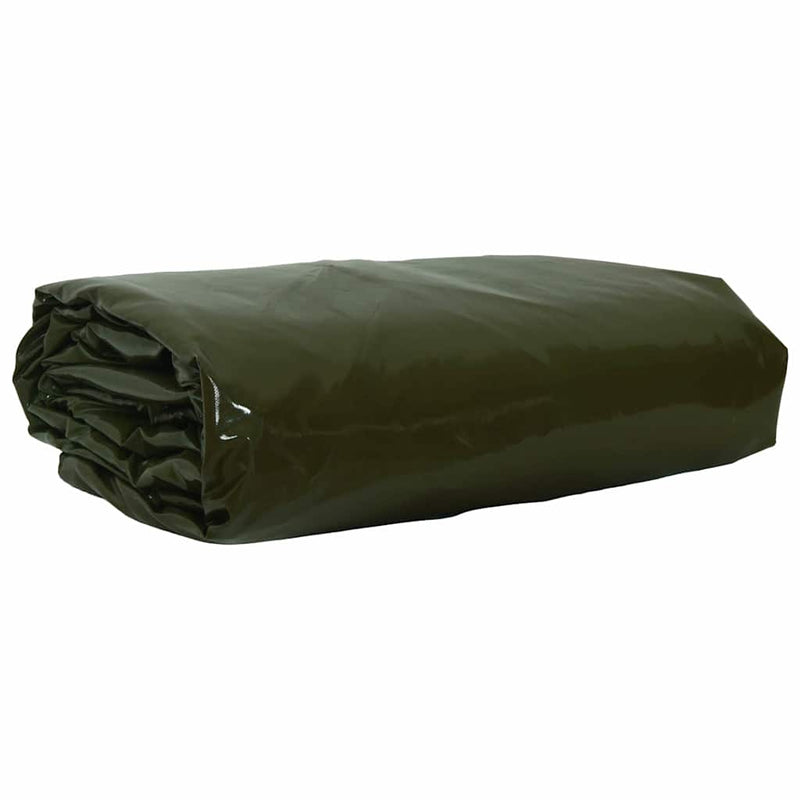 Afbeelding laden in galerijviewer, Vidaxl zeil 650g m² olijf groen 1,5 x 2,5 m canvas met pvc-coating