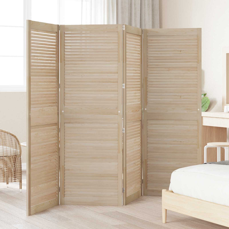 Afbeelding laden in galerijviewer, Vidaxl kastdeur 4 pcs naturel 170 x 2,1 x 59,5 cm massief grenenhout
