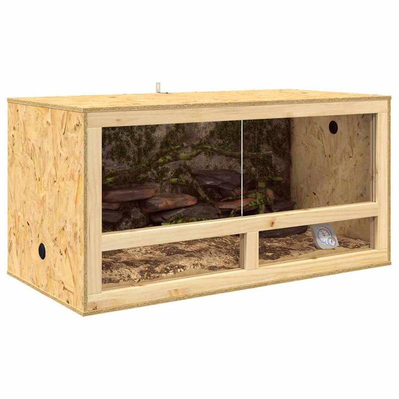 ギャラリービューアに画像をロードする, Vidaxl terrarium bruin 100 x 50 x 50 cm osb