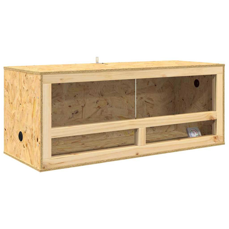 Chargez l'image dans la visionneuse de la galerie, Vidaxl terrarium bruin 100 x 40 x 40 cm osb