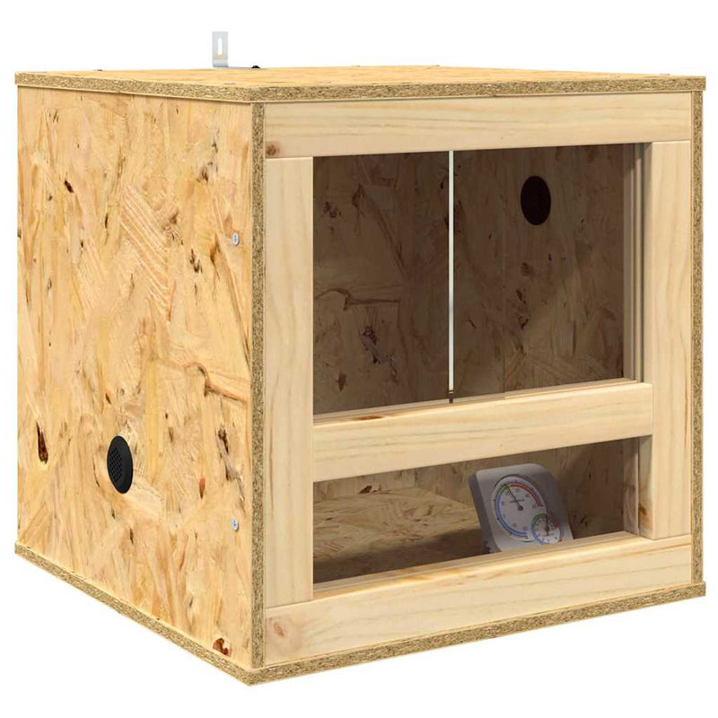 Chargez l'image dans la visionneuse de la galerie, Vidaxl terrarium bruin 40 x 40 x 40 cm osb