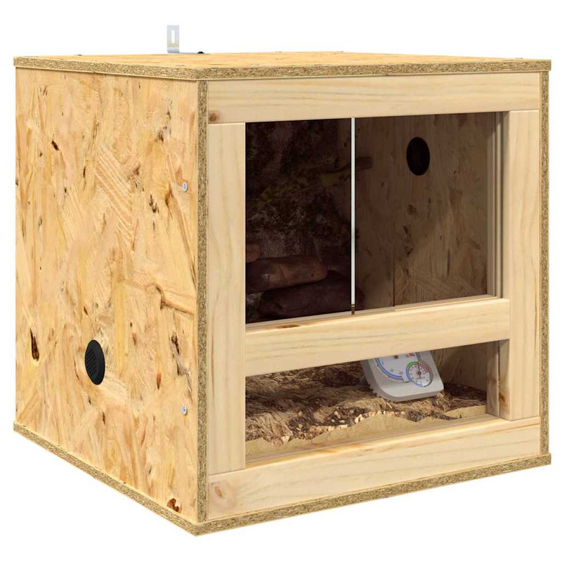 Chargez l'image dans la visionneuse de la galerie, Vidaxl terrarium bruin 40 x 40 x 40 cm osb