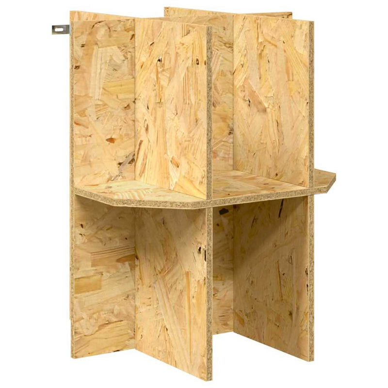Chargez l'image dans la visionneuse de la galerie, Vidaxl terrariumbasis met plank bruin 40 x 40 x 50 cm osb