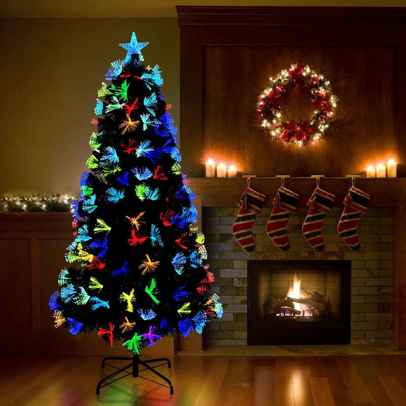 Chargez l'image dans la visionneuse de la galerie, Vidaxl kunstkerstboom met 210 led met standaard groen 180 cm pvc