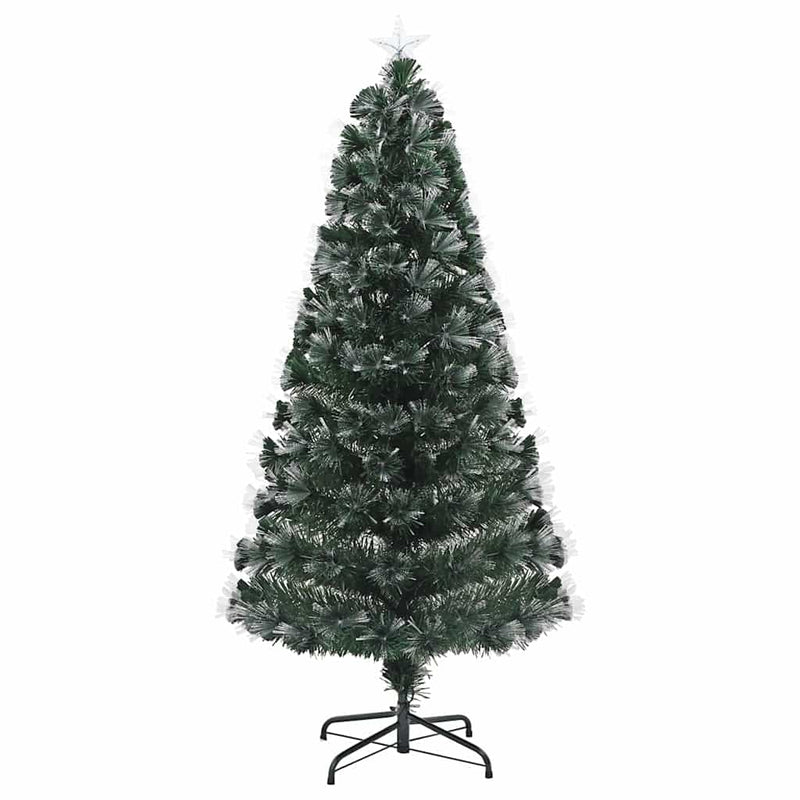 Chargez l'image dans la visionneuse de la galerie, Vidaxl kunstkerstboom met 210 led met standaard groen 180 cm pvc