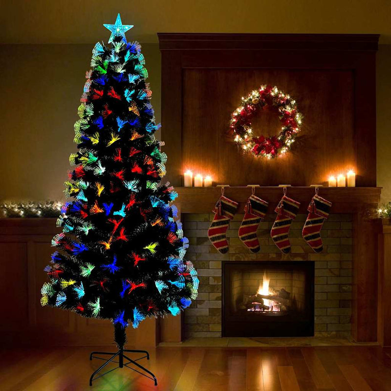 Chargez l'image dans la visionneuse de la galerie, Vidaxl kunstkerstboom met 250 led met standaard groen 210 cm pvc