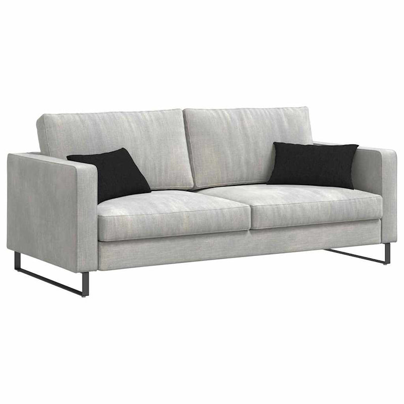 Chargez l'image dans la visionneuse de la galerie, Vidaxl sofa kussens 2 pcs zwart 50 x 30 cm stof