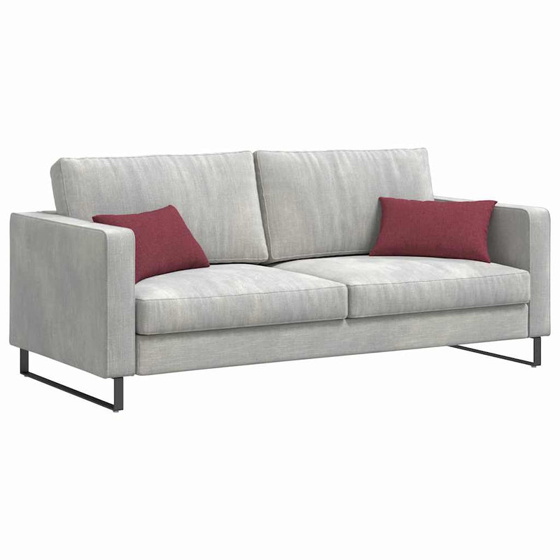 ギャラリービューアに画像をロードする, Vidaxl sofa kussens 2 pcs wijnrood 50 x 30 cm stof