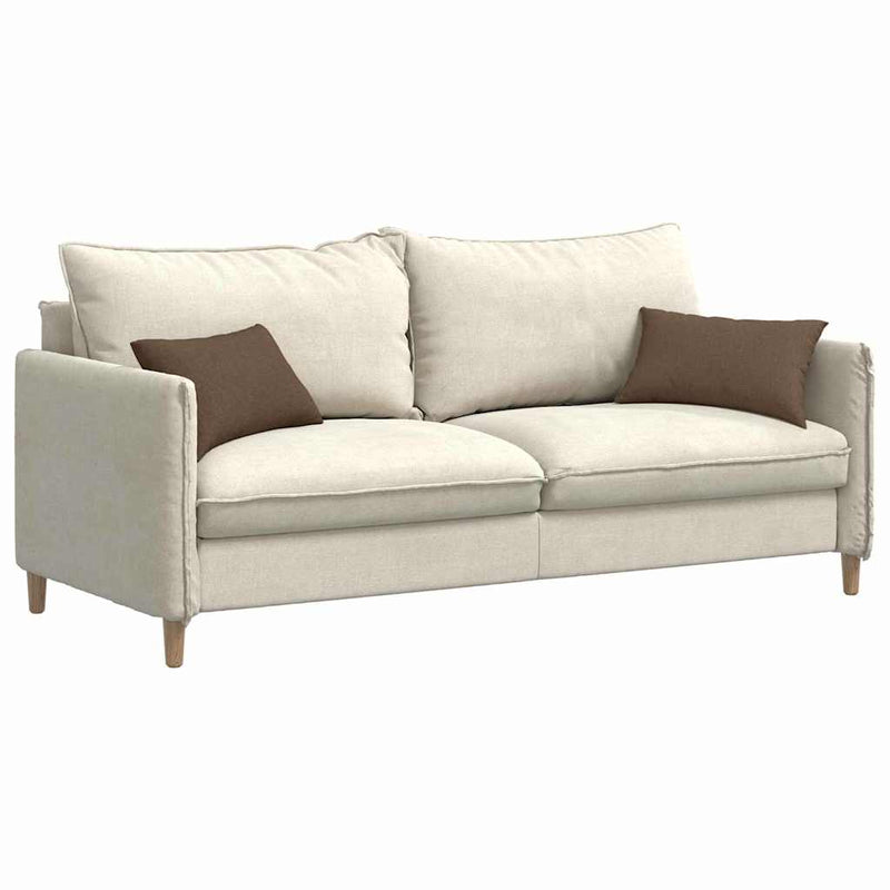 Afbeelding laden in galerijviewer, Vidaxl sofa kussens 2 pcs bruin 50 x 30 cm stof