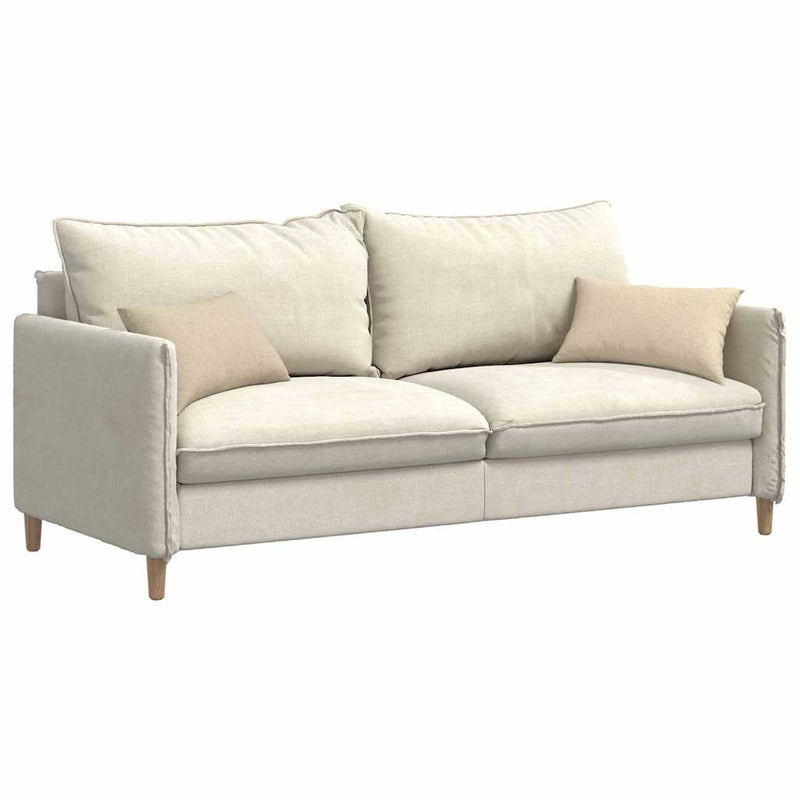 Afbeelding laden in galerijviewer, Vidaxl sofa kussens 2 pcs crème 50 x 30 cm stof