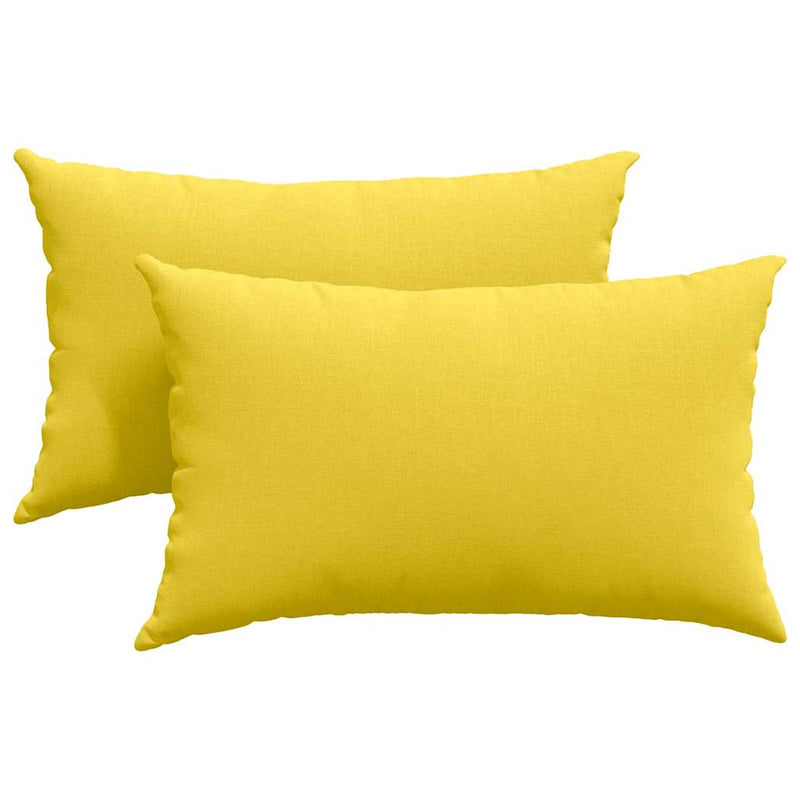 ギャラリービューアに画像をロードする, Vidaxl sofa kussens 2 pcs lichtgeel 50 x 30 cm stof