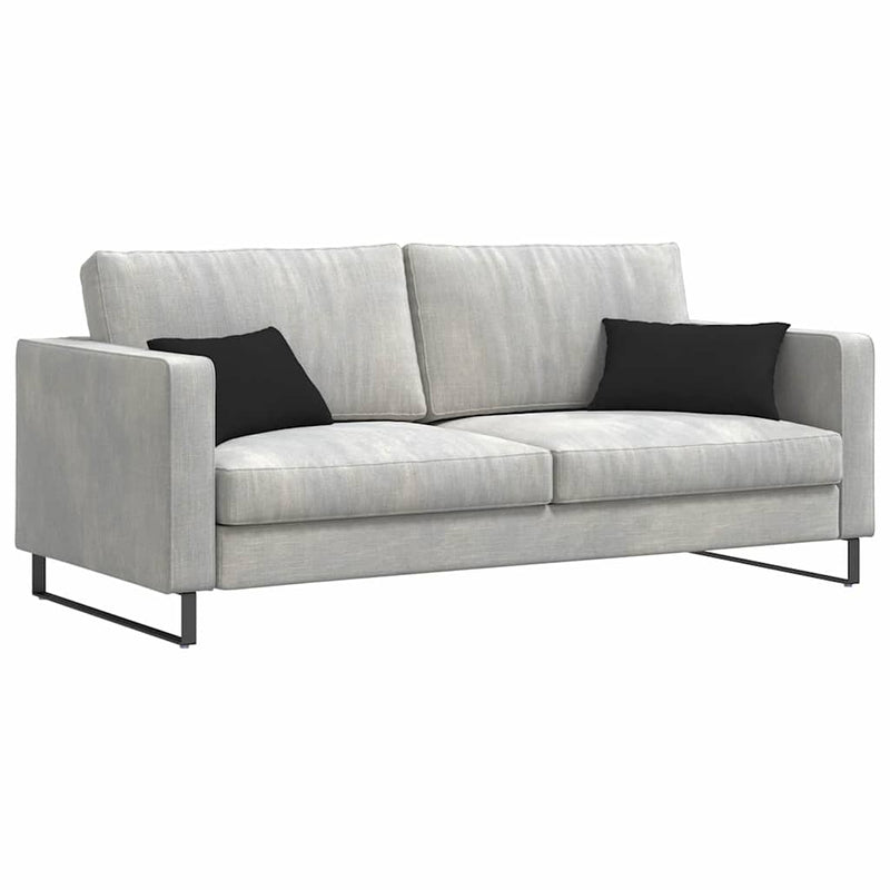 Chargez l'image dans la visionneuse de la galerie, Vidaxl sofa kussens 2 stuks zwart 50 x 30 cm stof