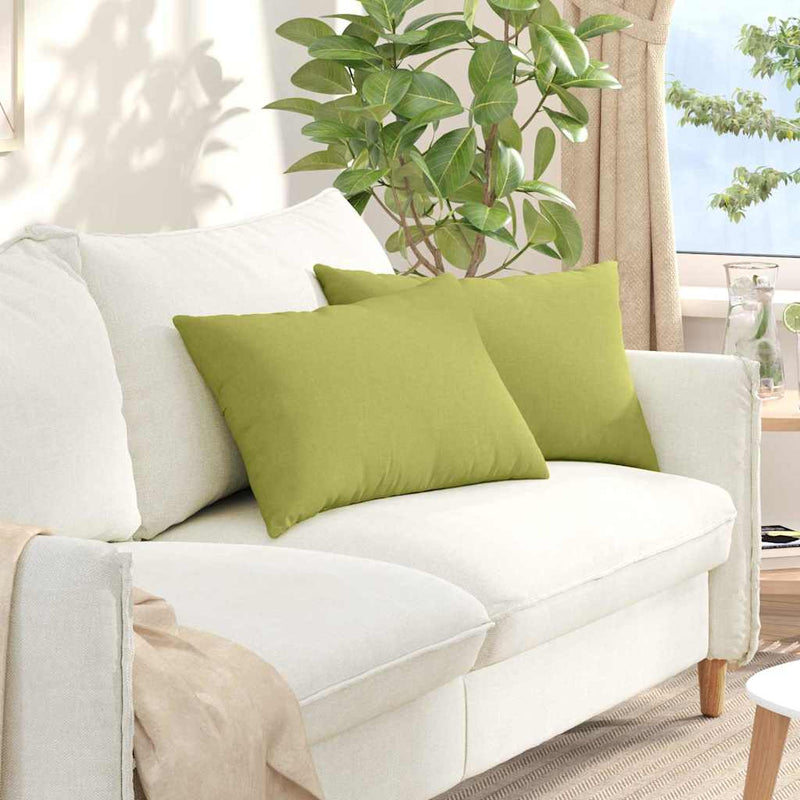 ギャラリービューアに画像をロードする, Vidaxl sofa kussens 2 pcs lichtgroen 60 x 40 cm stof