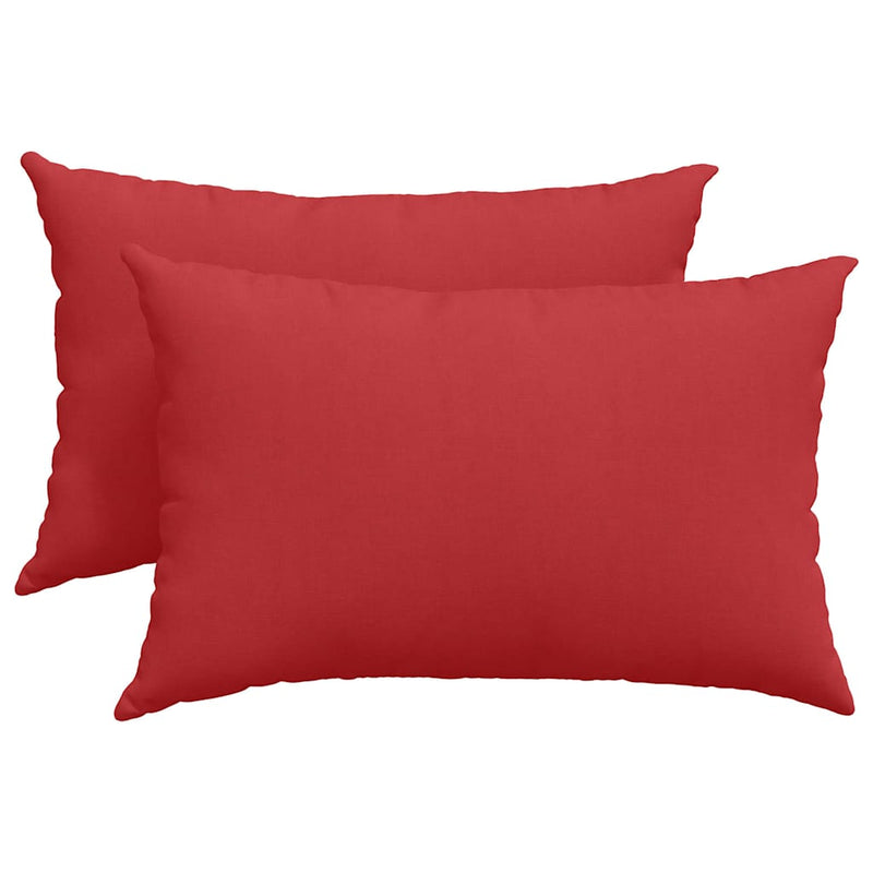 Chargez l'image dans la visionneuse de la galerie, Vidaxl sofa kussens 2 pcs rood 60 x 40 cm stof