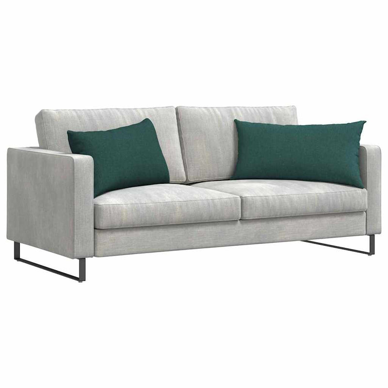 Afbeelding laden in galerijviewer, Vidaxl sofa kussens 2 pcs donkergroen 80 x 40 cm stof